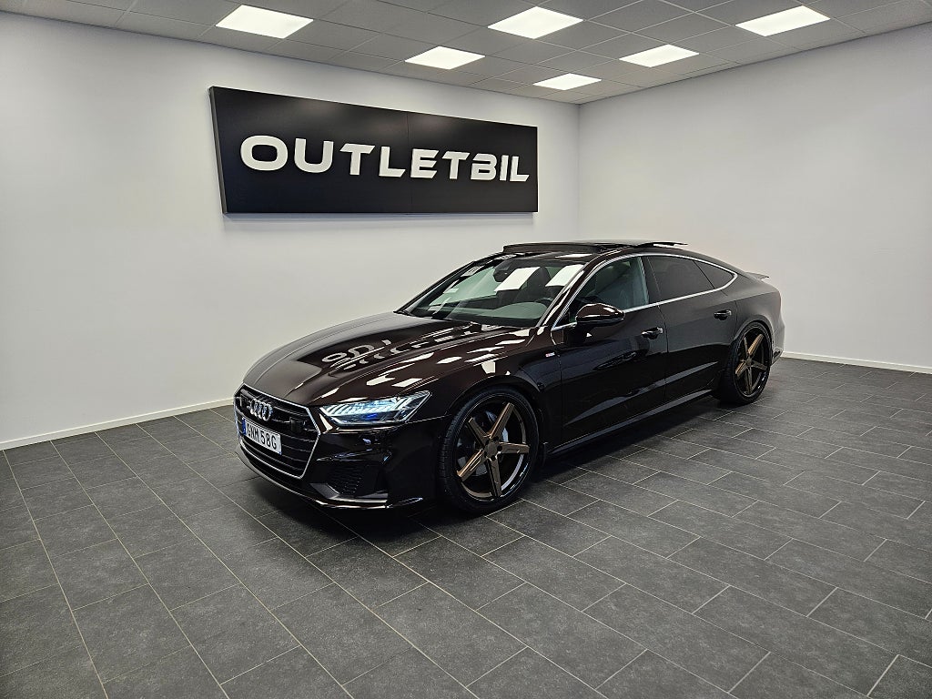 Audi A7 Sportback 50TDI 286hk Quattro Panorama Värmare Drag 