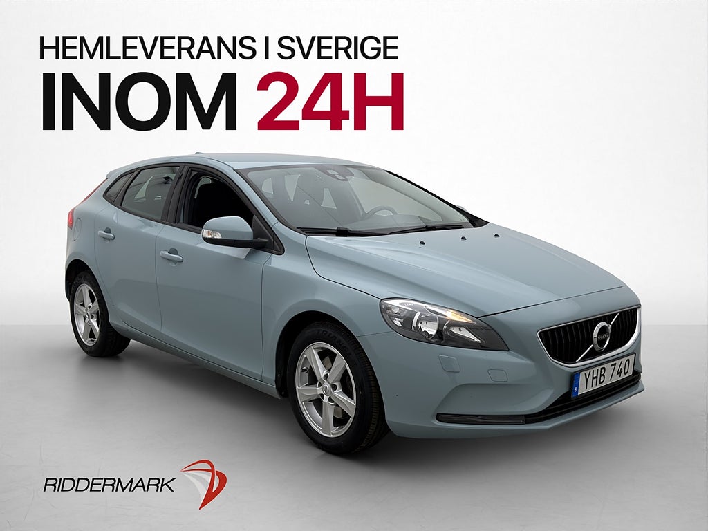 Volvo V40 T2 122hk VOC P-Värmare Bluetooth Farthållare