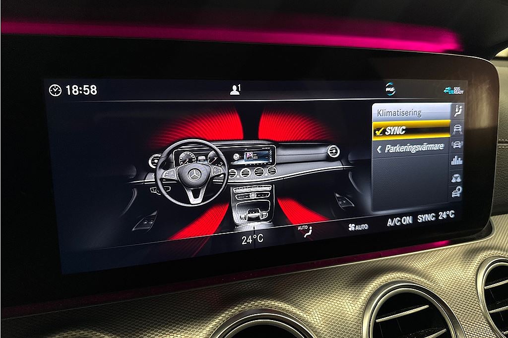 Mercedes-Benz E 300 D AMG Night, Pano, FR. 2,95%, Värmare