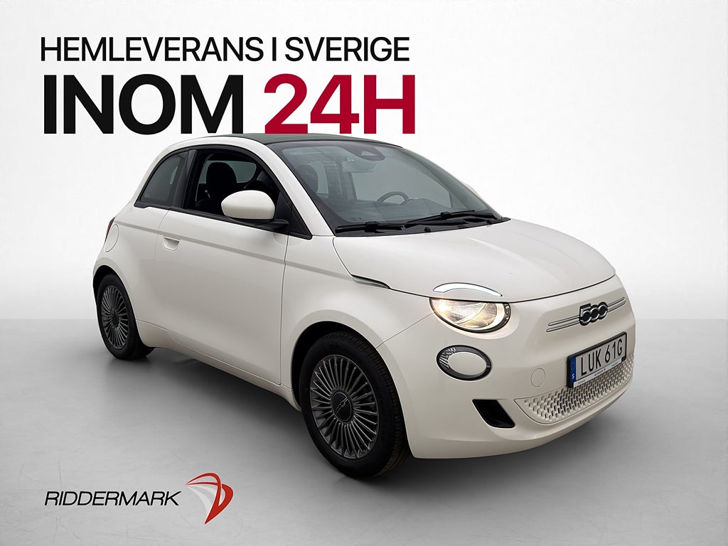 Fiat 500C 42 kWh 118hk Farthållare Auto-Helljus Bluetooth