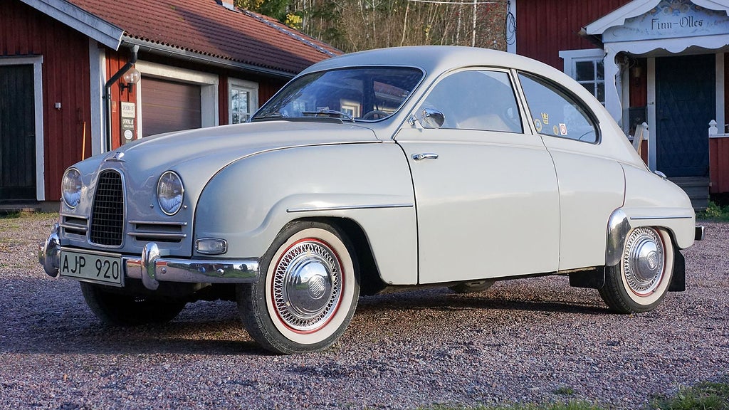 En Saab 93 från 1959 kommer säljas på Bilweb Auctions novemberauktion. Foto: Bilweb Auctions. 