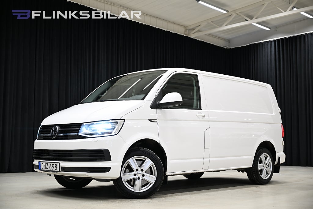 Volkswagen Transporter 2.0 TSI 204HK Drag|Värmare|Nedlackad|LED|Inredd|Leasbar