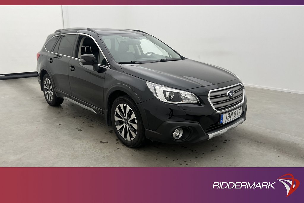 Subaru Outback 2.0 150hk 4WD Summit T-Lucka H/K M-Värm Skinn