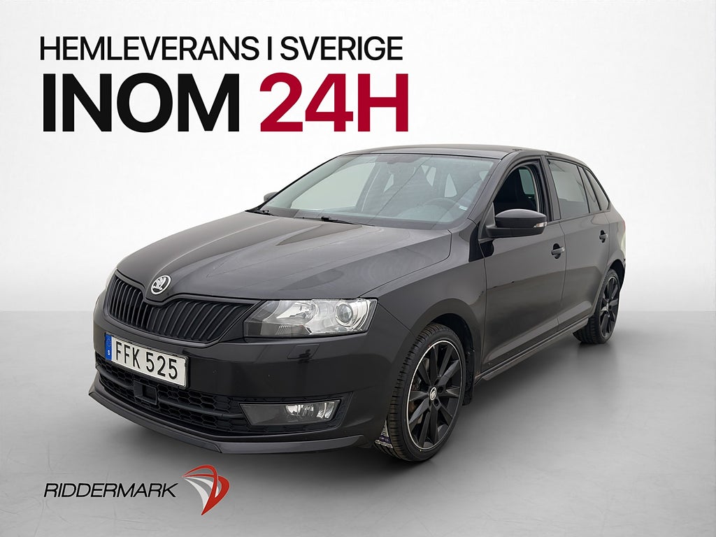 Skoda Rapid 1.2 TSI 110hk Monte Carlo Pano CarPlay