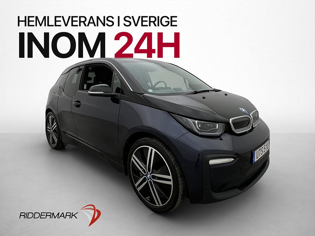 BMW i3 120 Ah 170hk H/K Kamera Skinn Navi