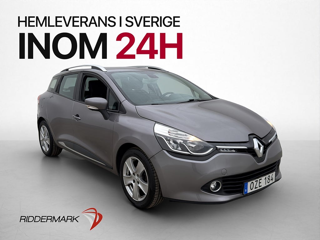 Renault Clio Sport Tourer 0.9 TCe 90hk Navi Farthållare