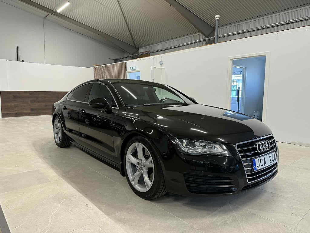 Audi A7 Sportback 3.0 TDI V6 DPF quattro S GPS Kamera Skinn