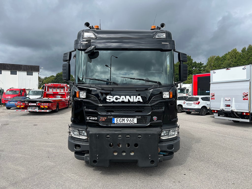 Scania G450 6x2*4 XT Lastväxlare, Fullt Plogutrustad