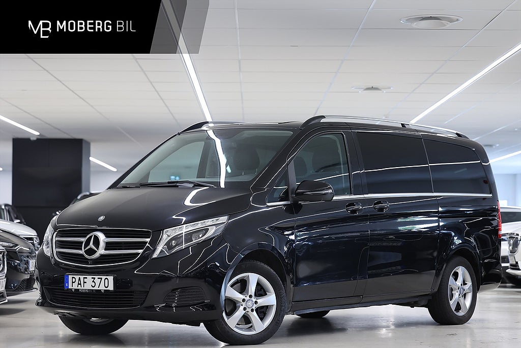 Mercedes-Benz v-klass-250d-190hk Helg på Moberg! Avantgarde 8-Sits Burmester