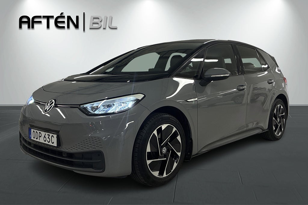 Volkswagen ID.3 Pro 77kWh P-sensorer, Värmepump, Apple Carplay