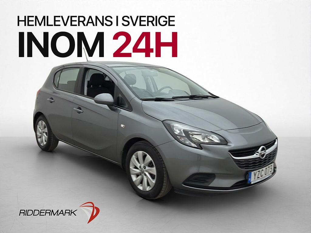 Opel Corsa 90hk Enjoy Rattvärme Sensorer Farthållare