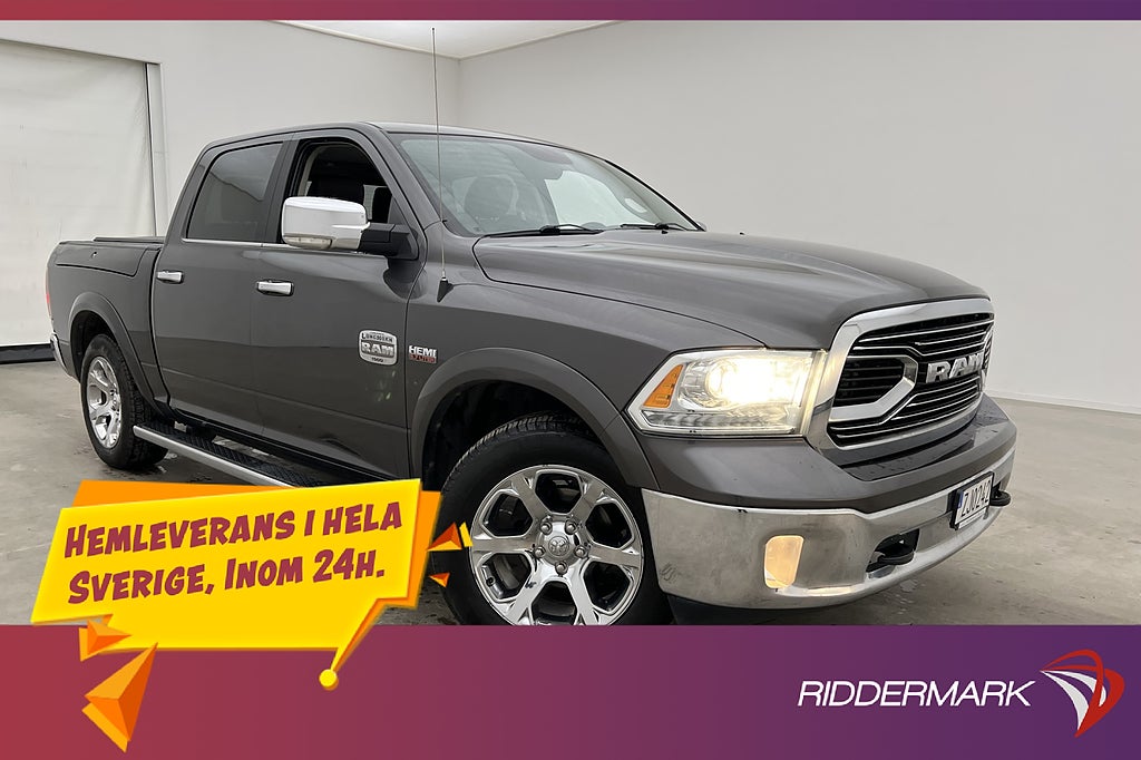 Dodge RAM LongHorn 5.7 4x4 Drag Skinn Rambox Alpine Moms