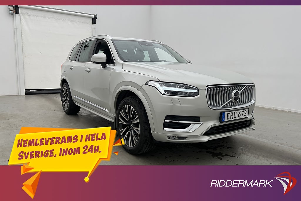 Volvo XC90 B5 AWD 249hk Inscription Kamera Värmare VOC Drag