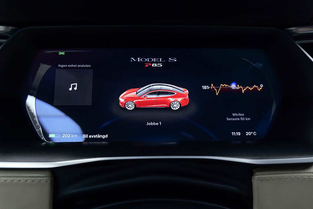 Tesla Model S P85 421ch - Supercharge gratuite - Jantes turbine - Toit panoramique - Keyless