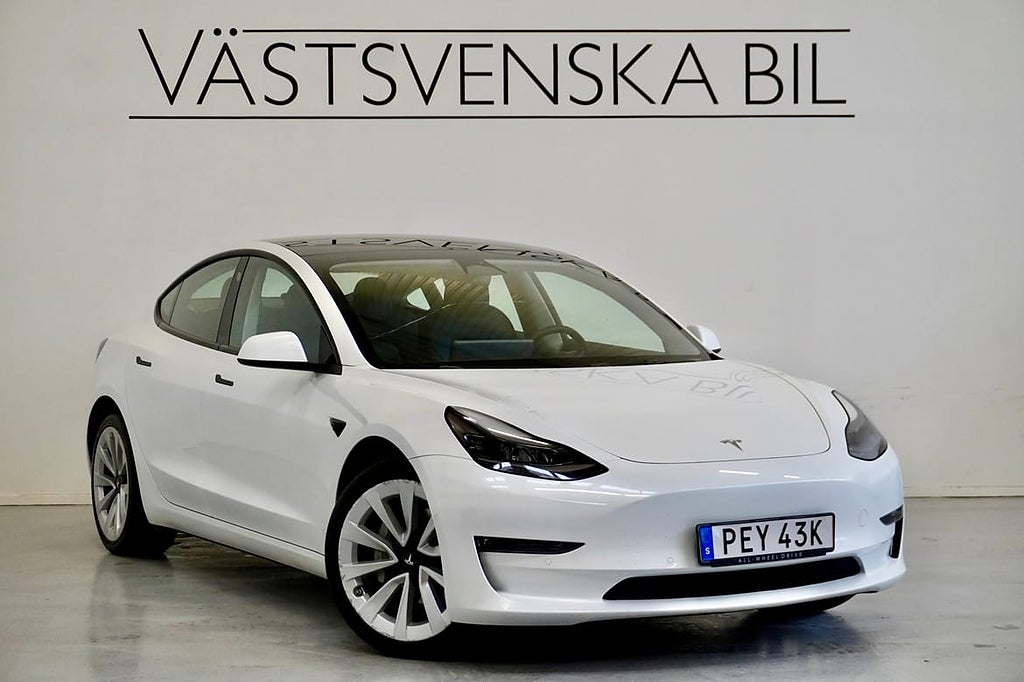 Tesla Model 3 Long Range AWD 440hk Autopilot