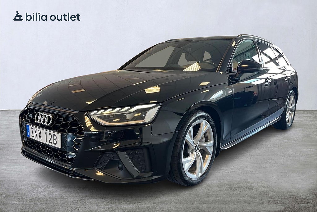 Audi A4 Avant 40 TDI Quattro S Line 204hk / Drag Värmare MOMS