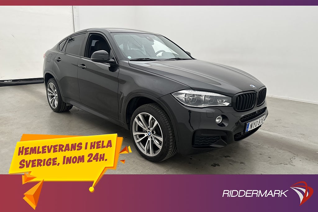 BMW X6 XDrive 30d M Sport B&O Värm Cockpit Surround-View GPS