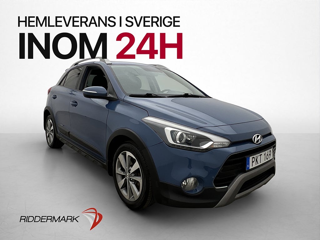 Hyundai i20 Active 1.0 T-GDI 100hk P-Sensorer Rattvärme