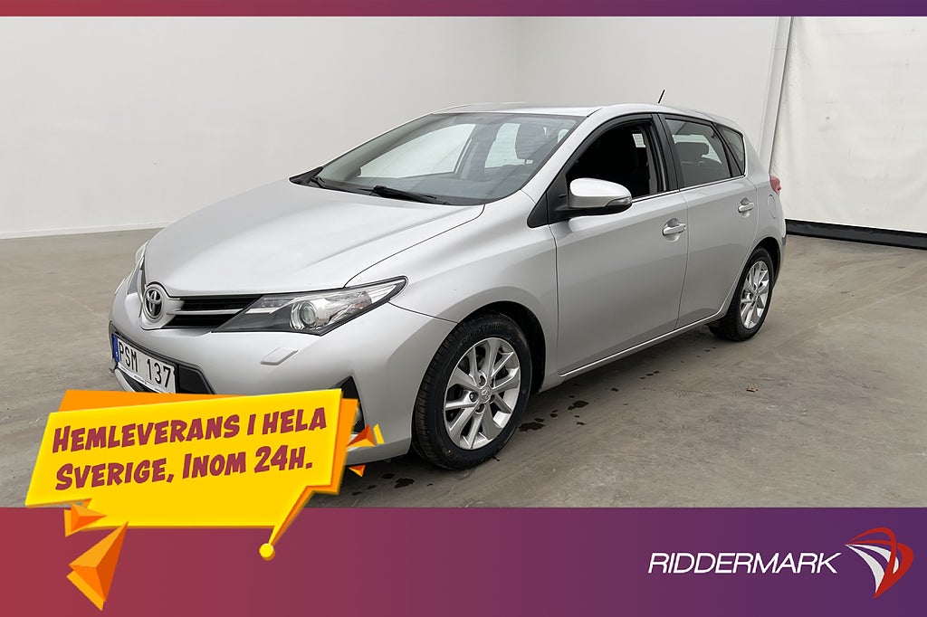 Toyota Auris 1.4 90hk Active M&K-Värmare Kamera Välservad