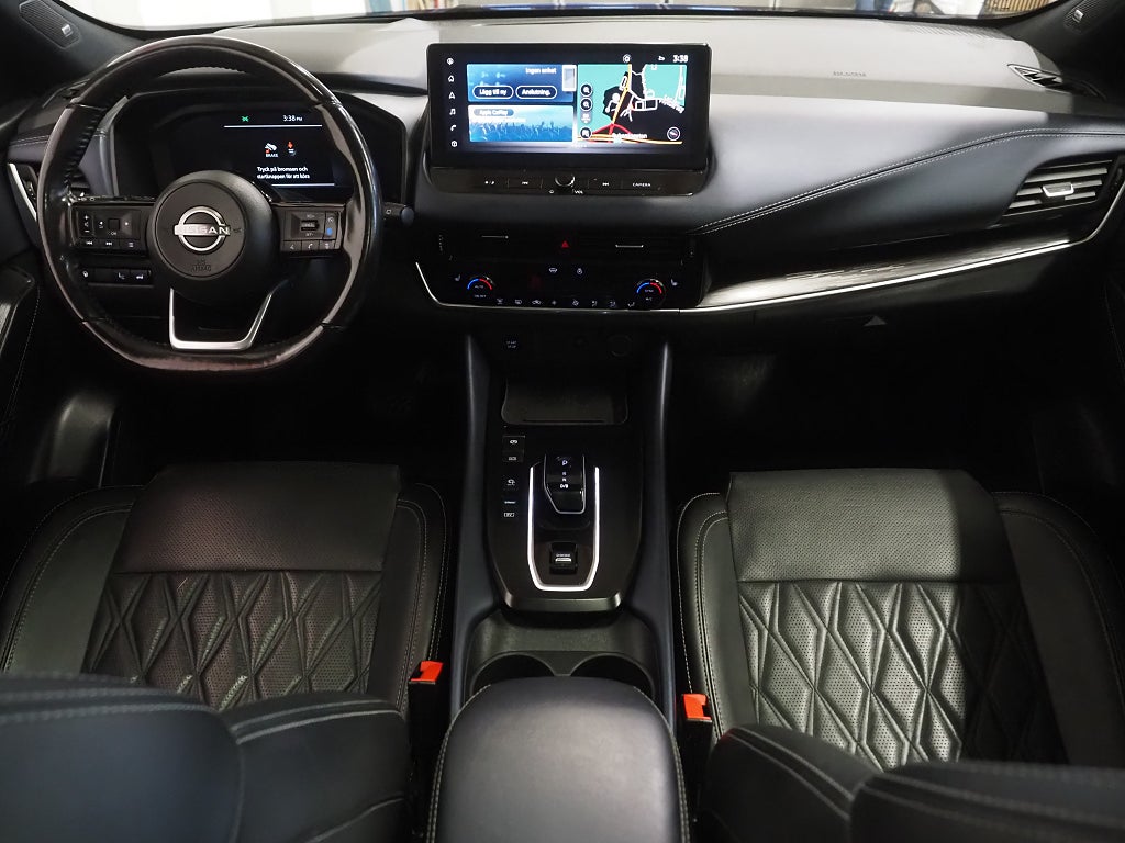 Nissan Qashqai e-POWER 190hk Tekna + Pano Skinn Drag 360° Massage Navi 2022