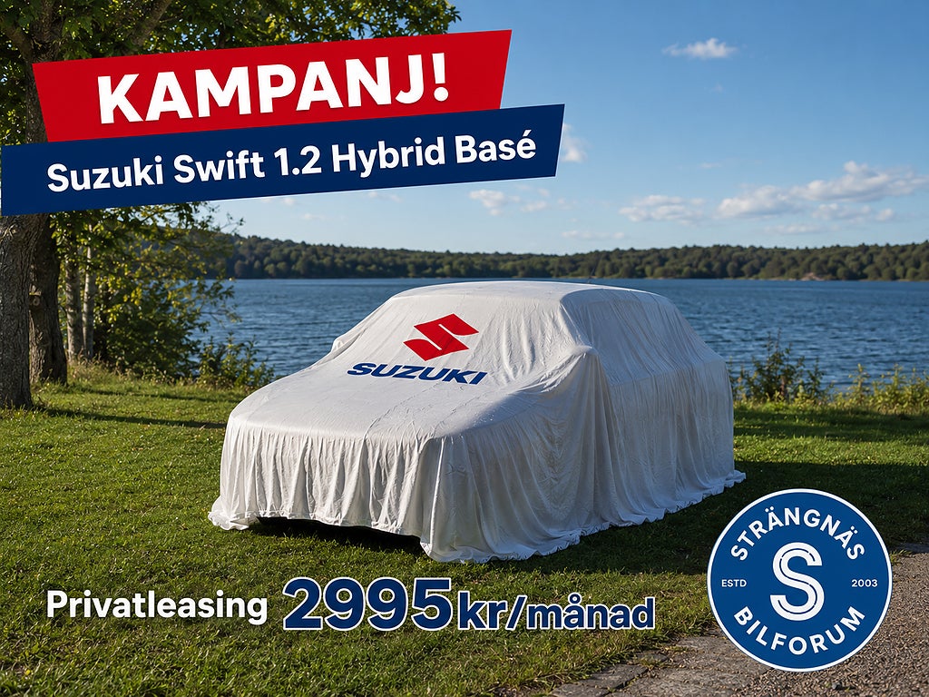 Suzuki Swift 1.2 Hybrid Base. Privatleasing kampanj!