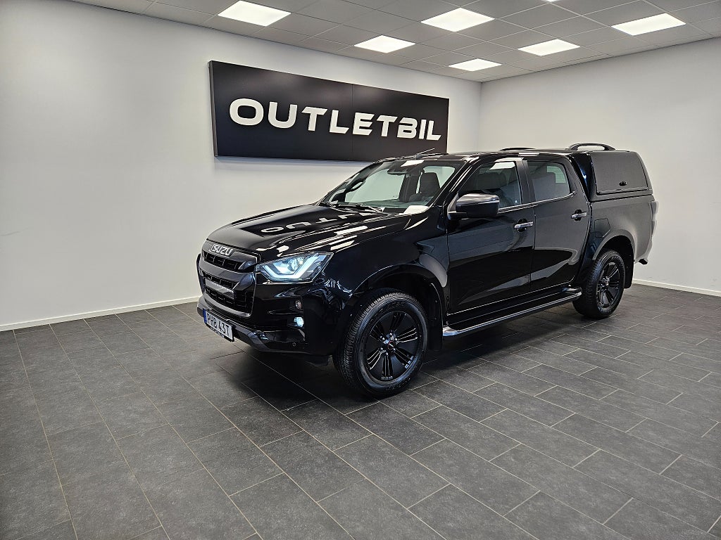 Isuzu D-Max XRX Crew Cab 1.9 163hk 4WD 4x4 Kåpa Värmare Drag Läder MOMS