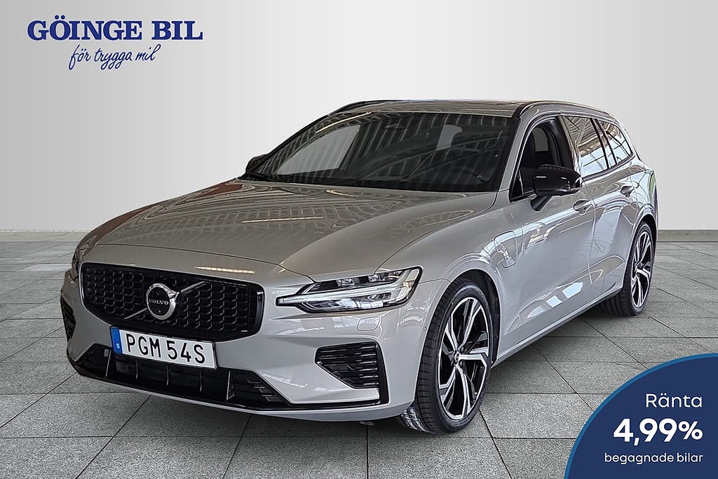 Volvo V60 Recharge T6 Ultimate Dark Nyservad/ Nappa/ Head...