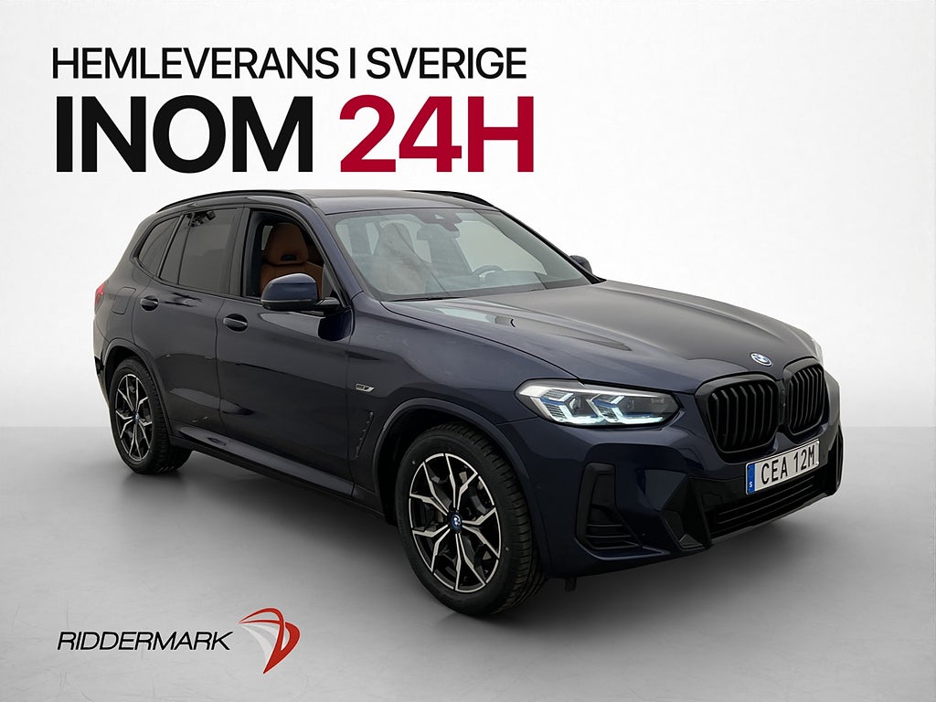 BMW X3 xDrive30e 292hk M Sport 360° MOMS LASER Pano HUD H/K