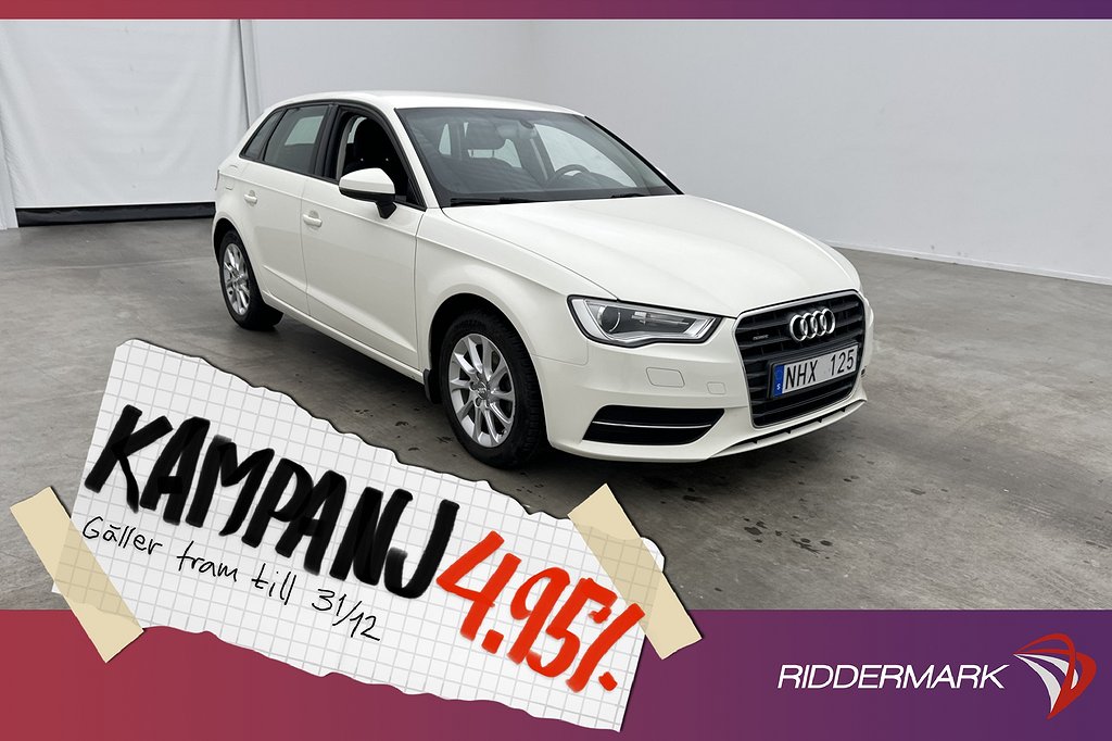 Audi A3 Sportback TDI Quattro 150hk Attraction 4,95% Ränta