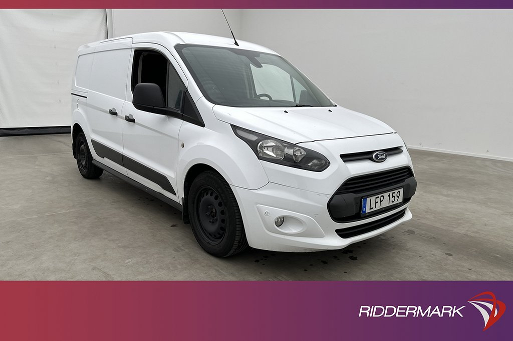 Ford Transit Connect LWB Värmare Dragkrok 3-Sits PDC Moms