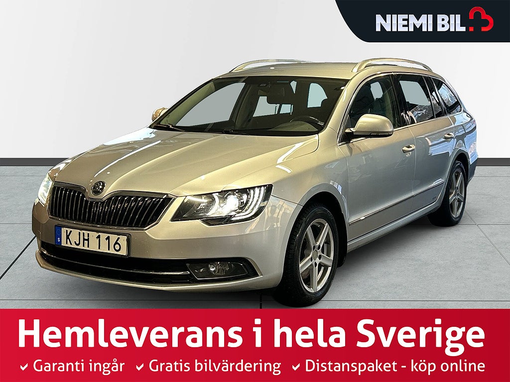 Skoda Superb Kombi 1.8 TSI Ambition Drag/Kamera/Kamkedja/S&V-hjul