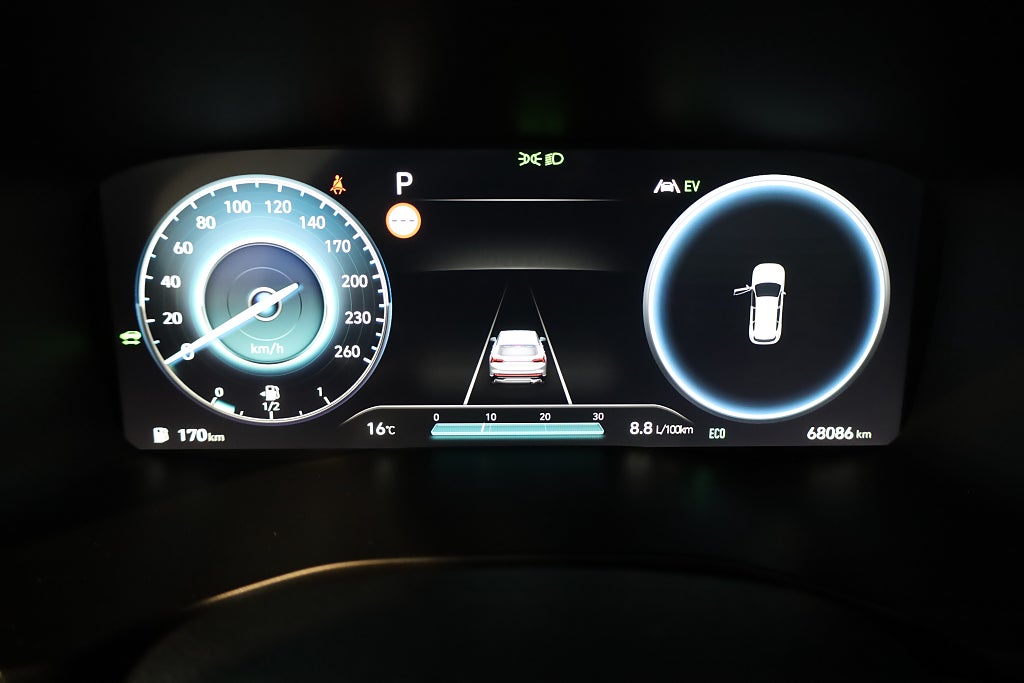 Hyundai Santa Fe HEV AWD Advanced 7-sits 360° Navi Pano HUD Krell Läder 2021
