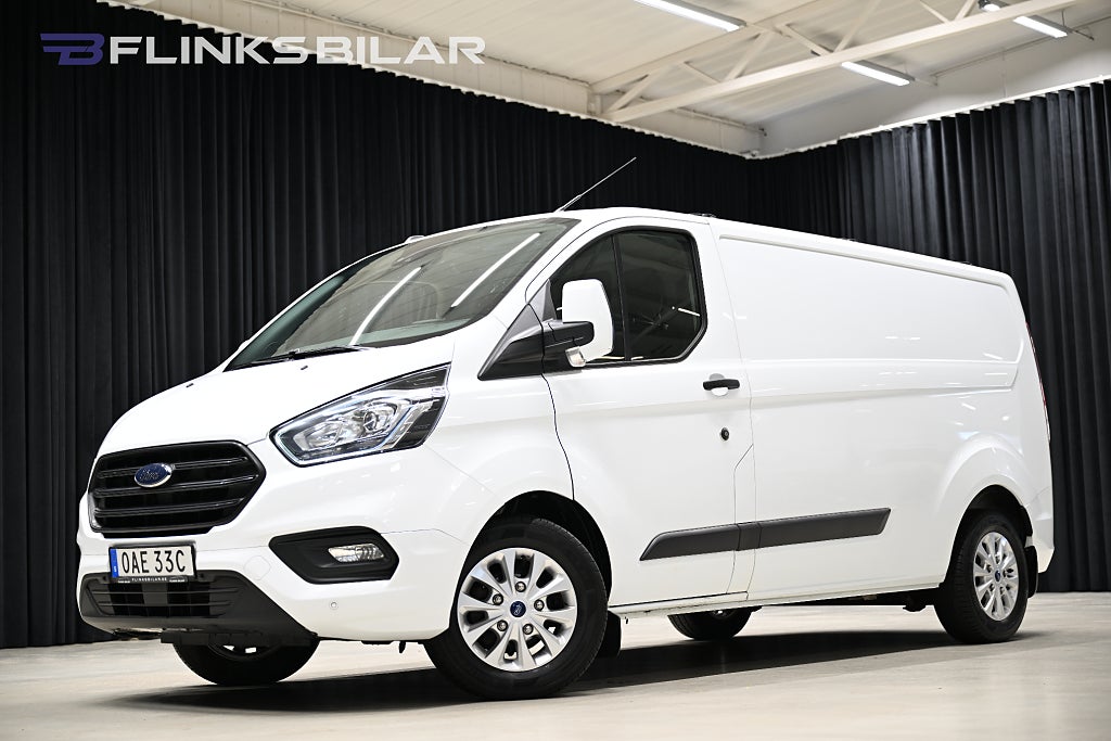 Ford transit Custom 130HK L2 Automat|Inredd|Drag|Värmare|NyKamrem