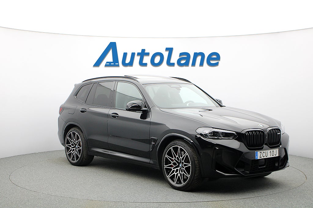 BMW X3M Competition Pano, HUD, Kolfiber, H/K, 21", Drag 510hk