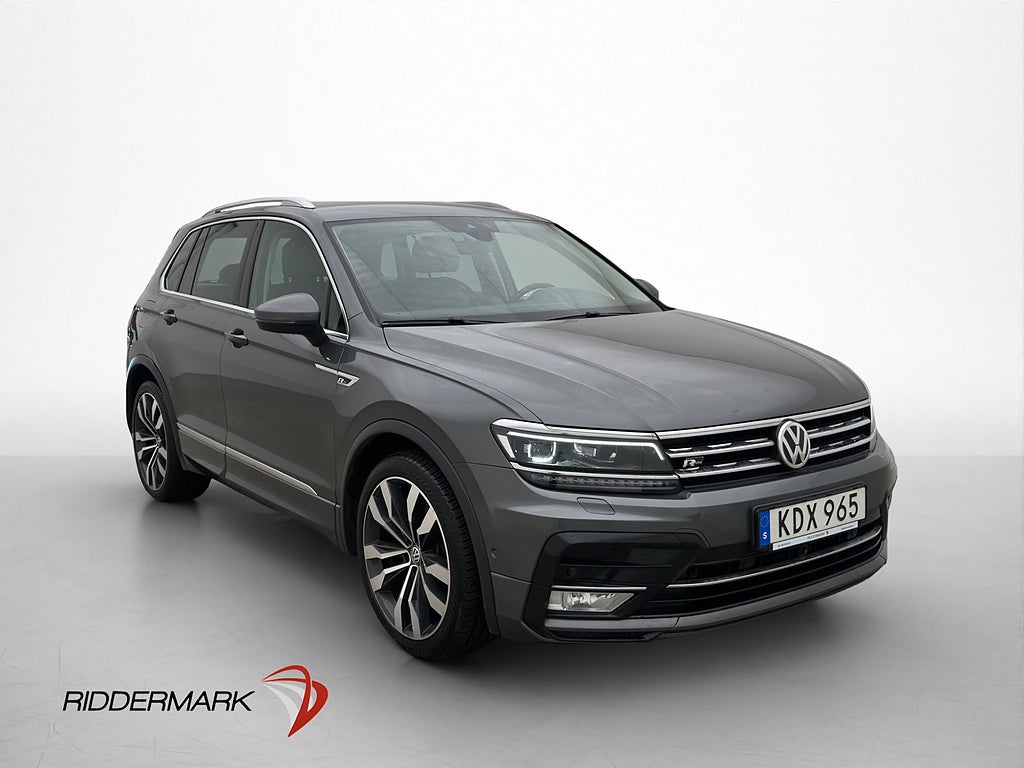 Volkswagen Tiguan 190hk 4M R-Line Värmare Cockpit 360° Drag