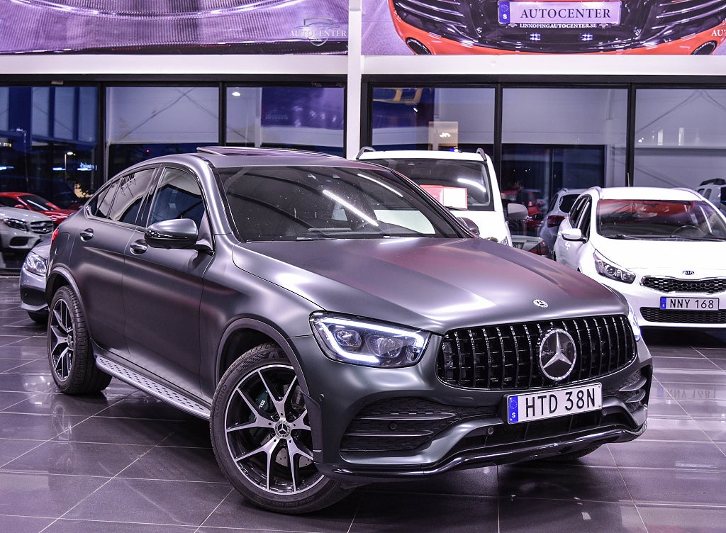 Mercedes-Benz GLC 300 d Coupé 4Matic 9G AMG Line|Pano|Cockpit|Värmare