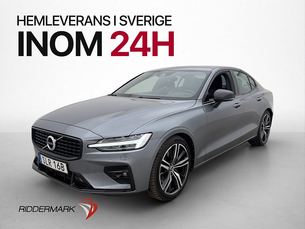 Volvo S60 B5 250hk R-Design Värmare H/K Kamera Navi CarPlay