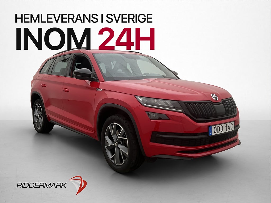 Skoda Kodiaq 2.0 TSI 4x4 Sportline Värmare Kamera CarPlay