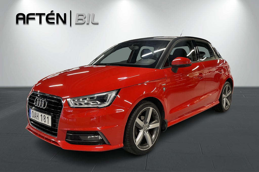 Audi A1 Sportback 1.0 S-Line 95hk - Bluetooth, 360kr årsskatt