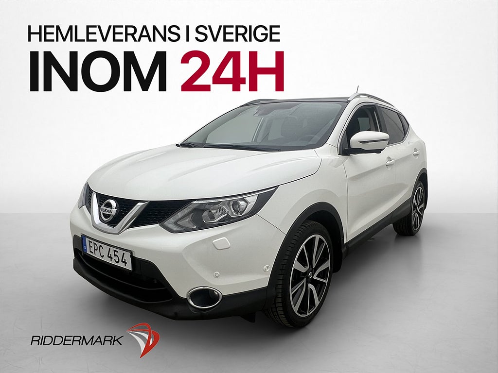 Nissan Qashqai 1.6 dCi 130hk Tekna Pano 360° Dragkrok Navi