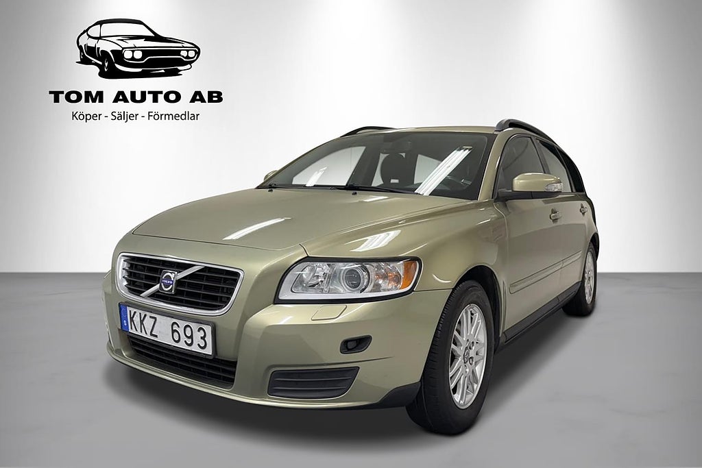 Volvo V50 1.8 Flexifuel Kinetic Dragkrok Aux Ny Besiktad 