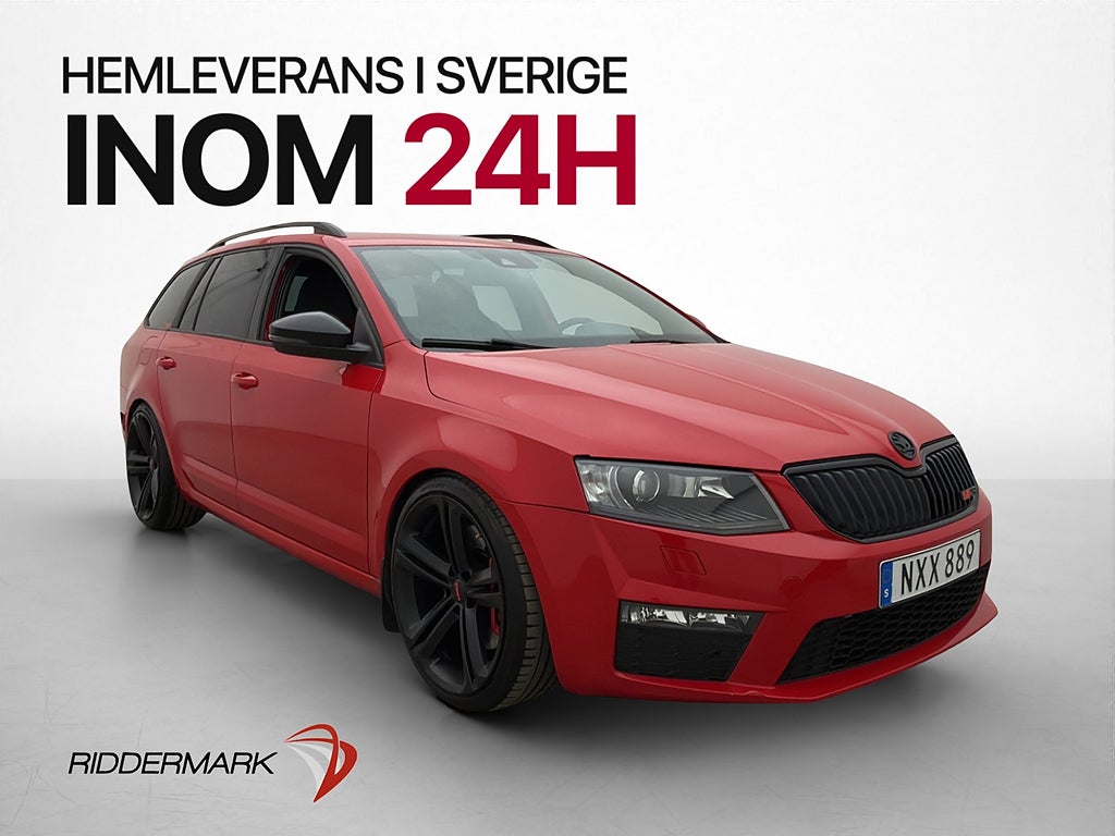 Skoda Octavia TDI 184hk RS Canton Navigation Bluetooth Drag