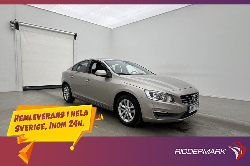 Volvo S60 T3 150hk Kinetic Dragkrok Värmare Bluetooth