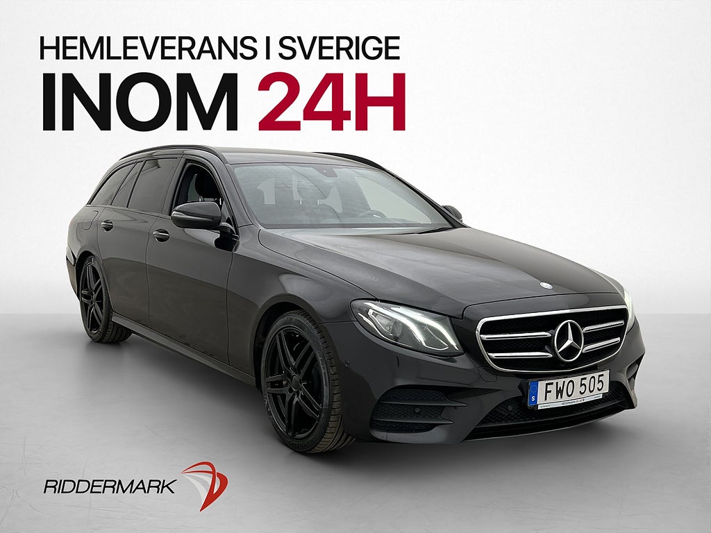 Mercedes-Benz E 220 T d 194hk AMG B-Kamera D-Värm  Navi Drag