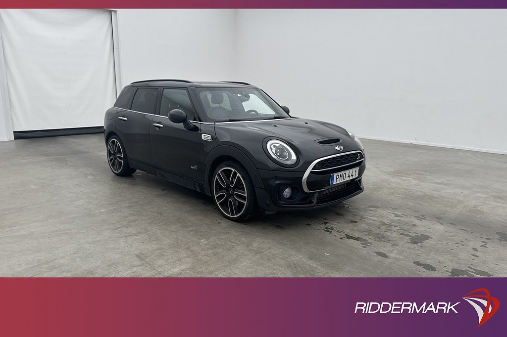 MINI Clubman SD ALL4 190hk JCW Pano H/K HUD Kamera Navi Drag