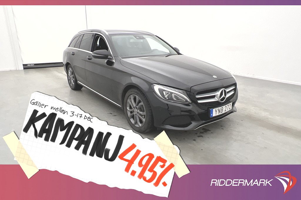 Mercedes-Benz C 220 T d 170hk Avantgarde Värm 4,95% Ränta