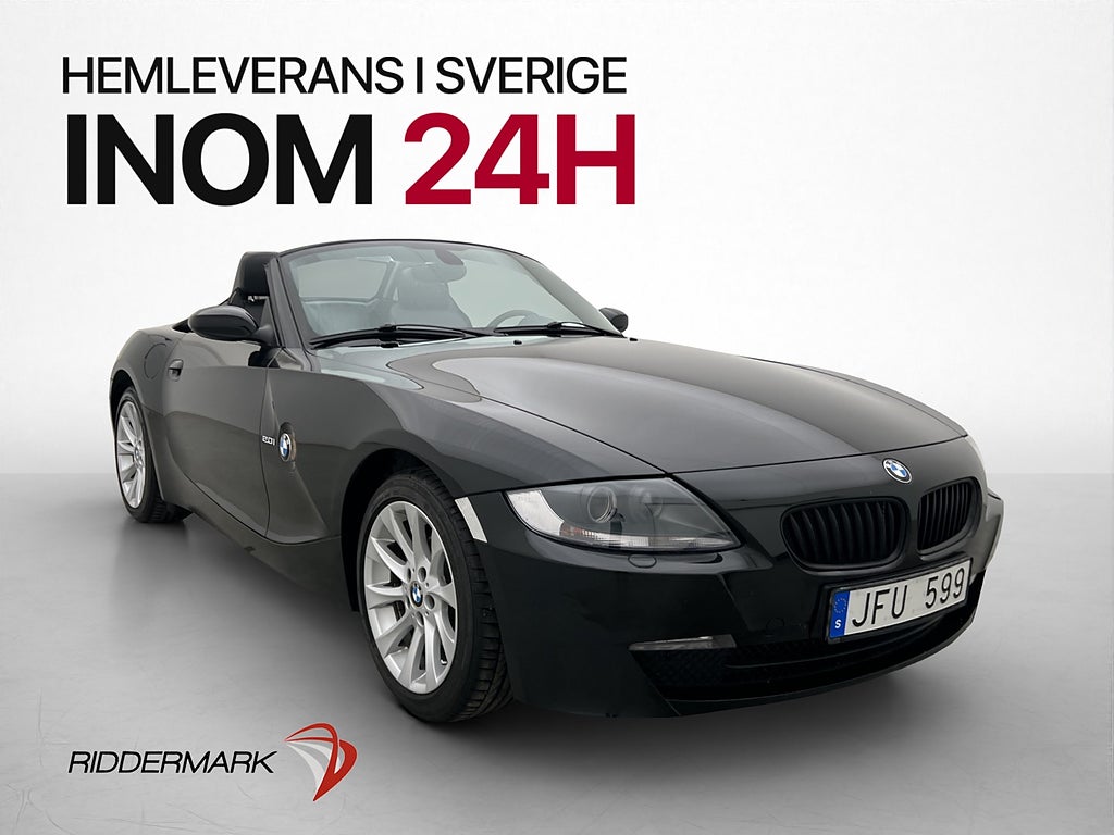 BMW Z4 2.0i 150hk Roadster Skinn Farthållare Sv-såld