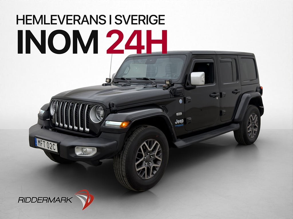 Jeep Wrangler Unlimited 4xe 380hk Sahara Softtop Kamera Navi