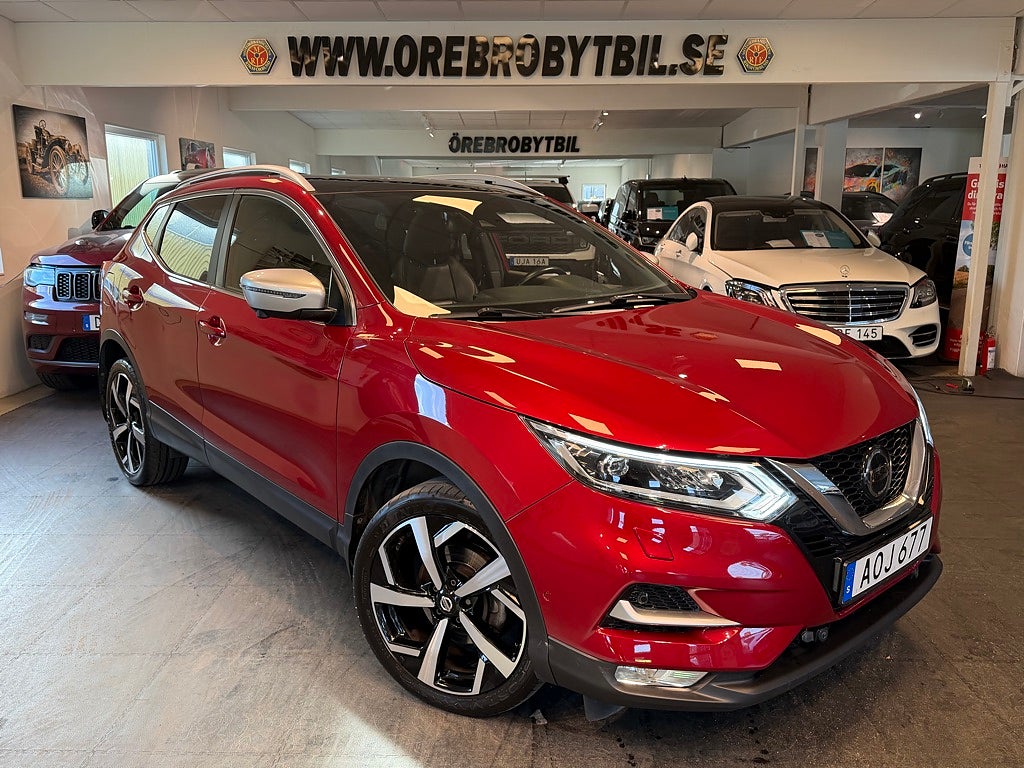 Nissan Qashqai 1.3 DIG-T DCT Tekna+ Gps Pano Drag Bose Mvärmare SE UTR
