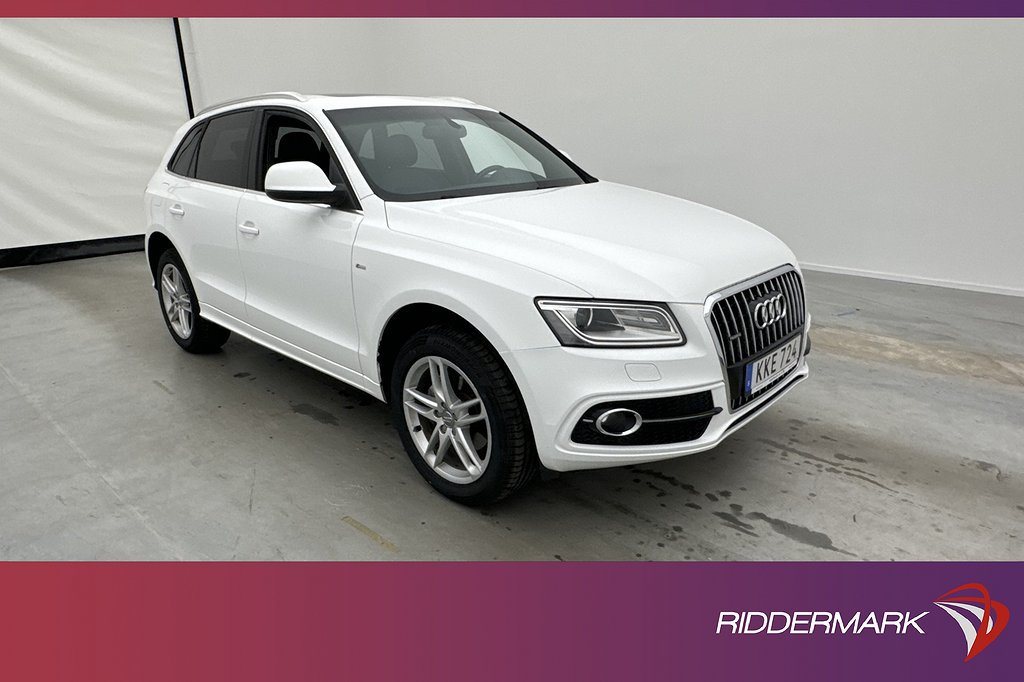 Audi Q5 2.0 TDI Quattro 177hk S-Line Pano Sensorer Navi Drag